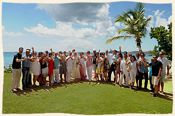 Wedding party at Bluebeards Beach Club - St. Thomas VI