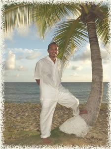 Beach Wedding St Thomas - Handsome Groom