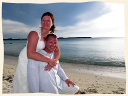 Married at Brewers Beach St. Thomas
