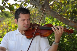 Violin Player in St. Thomas