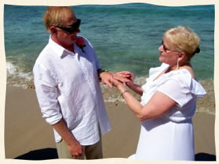 married at Bluebeards Beach St Thomas Virgin Islands