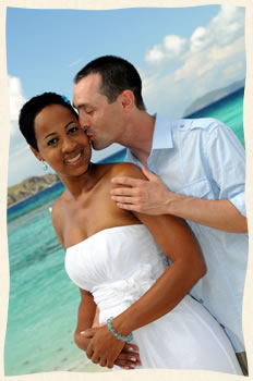 Michelle & Bryan married aboard sailboat in the Virgin Islands