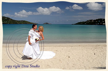 married at Magens Beach