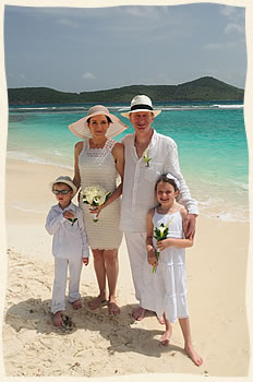 Vow Renewal at Lindquist Beach St. Thomas