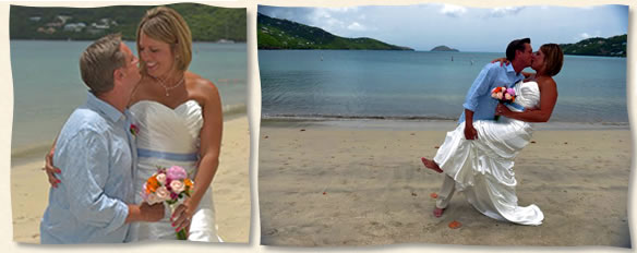 Wedding at Magens Beach Virgin Islands