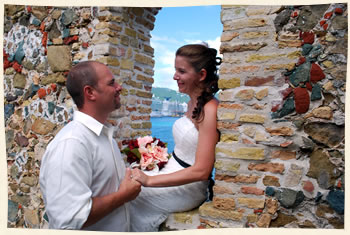 Married on Hassel Island at the Historical Fort
