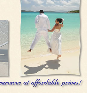 St Thomas wedding couple jumping for joy and love!
