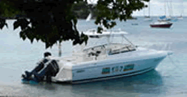 Power boat weddings - virgin islands