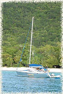 island boat wedding