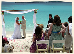 Married at Lindquist Beach St Thomas Virgin islands