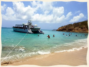 Boat weddding US Virgin Islands