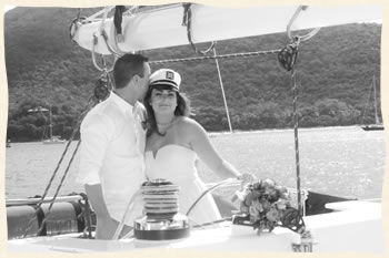 Weddings at sea. St. John St. Thomas US Virgin Islands