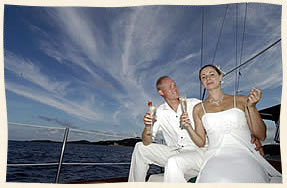 sailing wedding us virgin islands