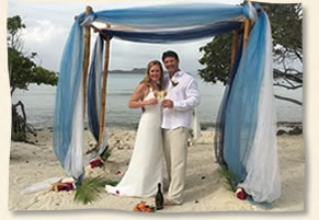 Married at Sapphire Beach St Thomas Virgin Islands