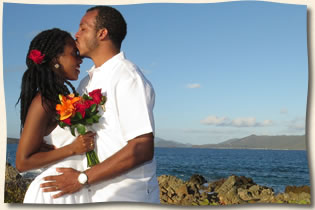 Virgin Islands  Beach Wedding