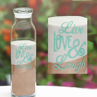 Live Laugh Love Sand Unity Set Virgin Islands