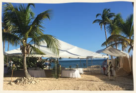 Beach Club Wedding, St. Thomas Virgin Islands