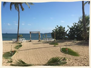 Beach Club Wedding, St. Thomas Virgin Islands