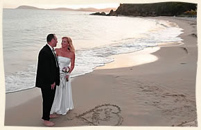 Wedding bliss  in the Virgin Islands