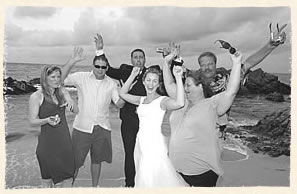 island wedding fun