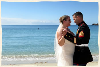 Married at Brewers Beach St. Thomas