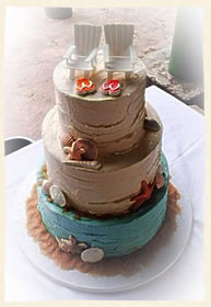 Beach Chairs and Flip Flops St Thomas Beach Wedding