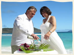 Sand Ceremony at Lindquist Beach