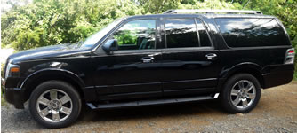 Luxury SUV for wedding transportation