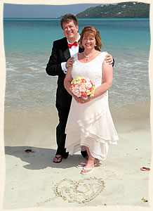 St Thomas Wedding Couple