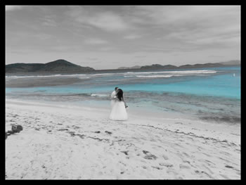 married at Lindquist Beach