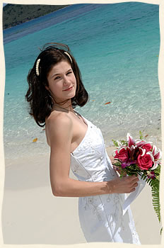 Lindquist Beach - St. Thomas beach wedding.