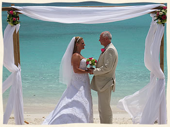 Religious Beach Ceremony on St. Thomas