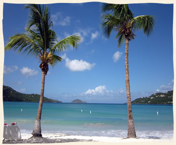 Magens Beach wedding St. Thomas Virgin Islands