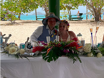 Magens Beach Wedding Reception