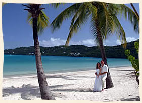 Magens Bay Beach wedding