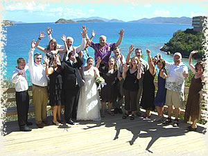 wedding party at Pt. Pleasant Gazebo