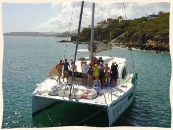 Wedding on sailboat 