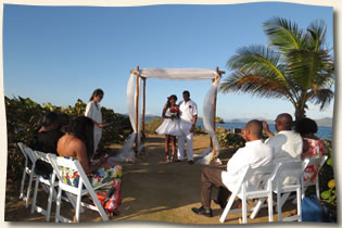 wedding prayer at sapphire point