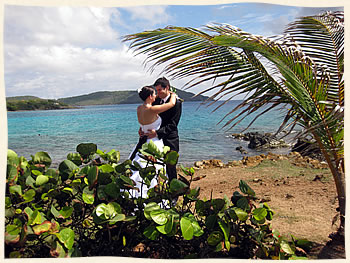 Happy Wedding Couple St. Thomas