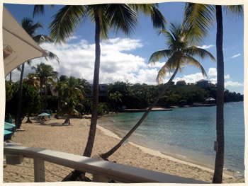 wedding at Secret Harbour St Thomas